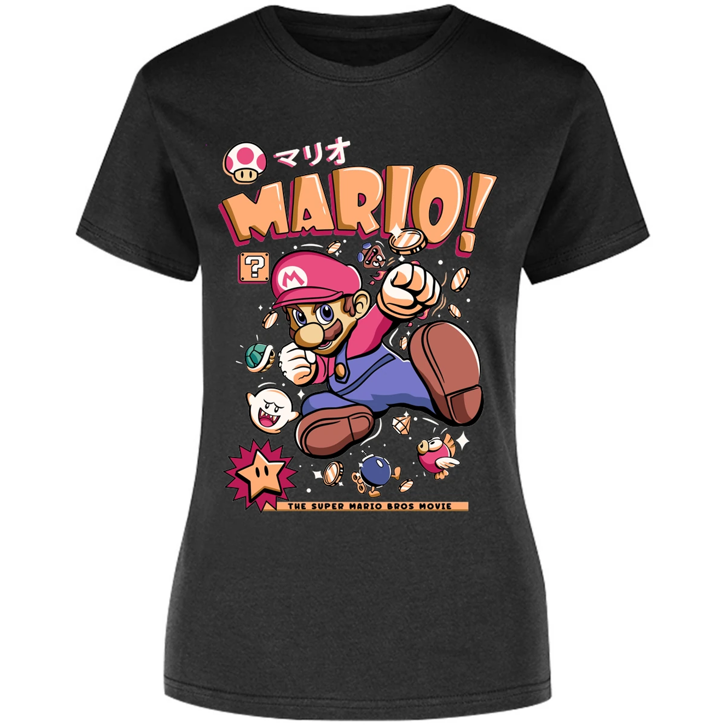 Blusa Mario Bros Mario Tee Blusa para Mujer 4