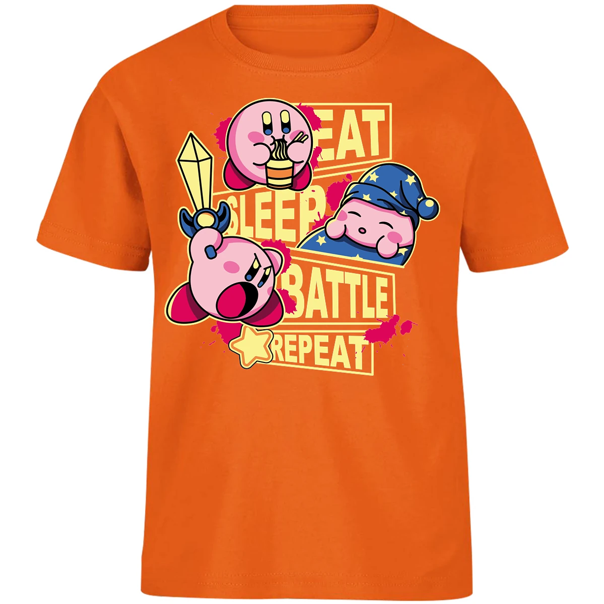 Playera Mario Bros Kirby para Niño 1
