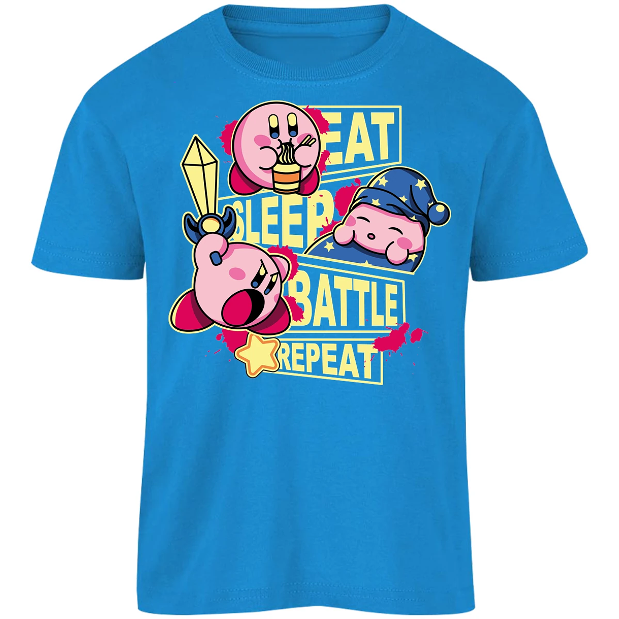 Playera Mario Bros Kirby para Niño 3