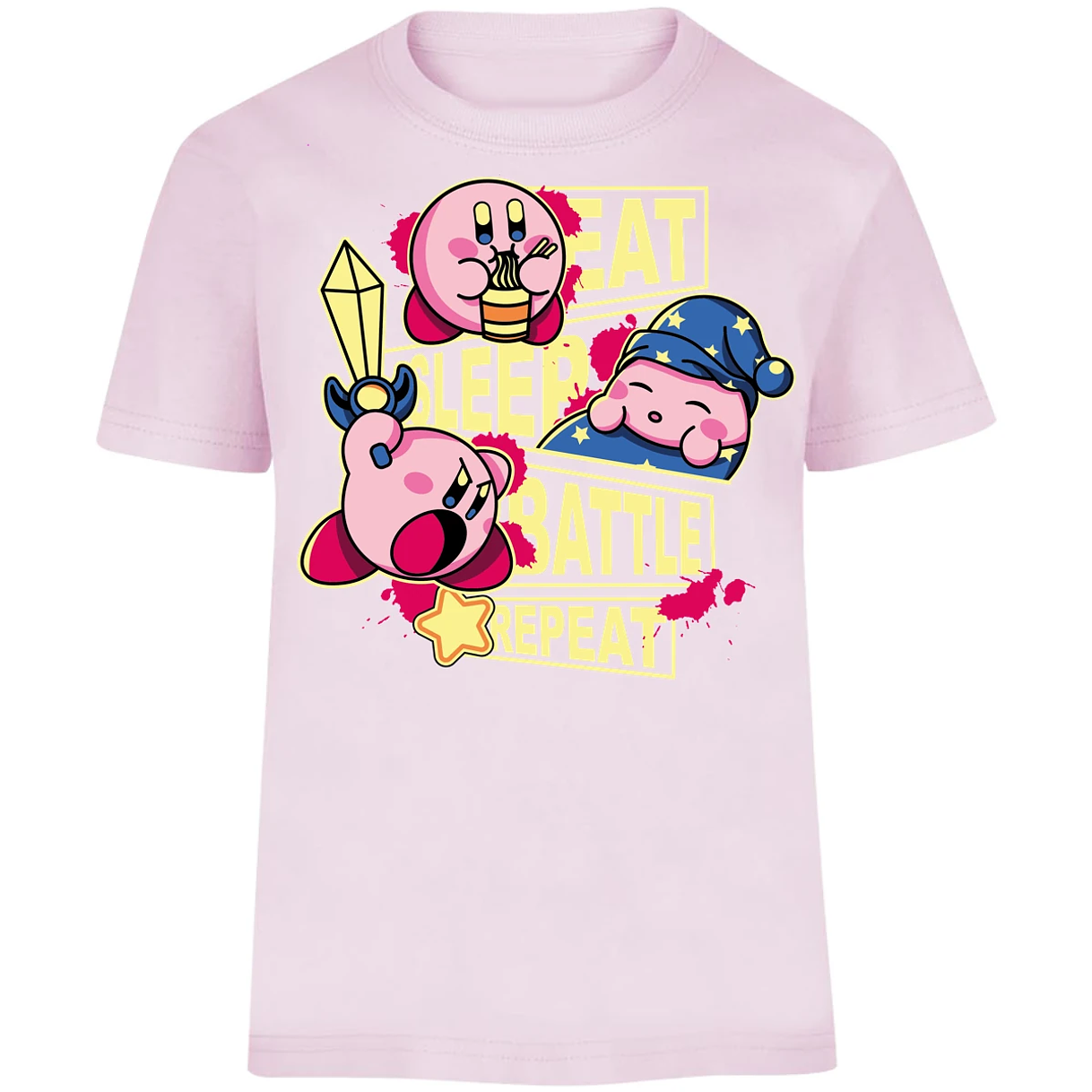 Playera Mario Bros Kirby para Niño 4