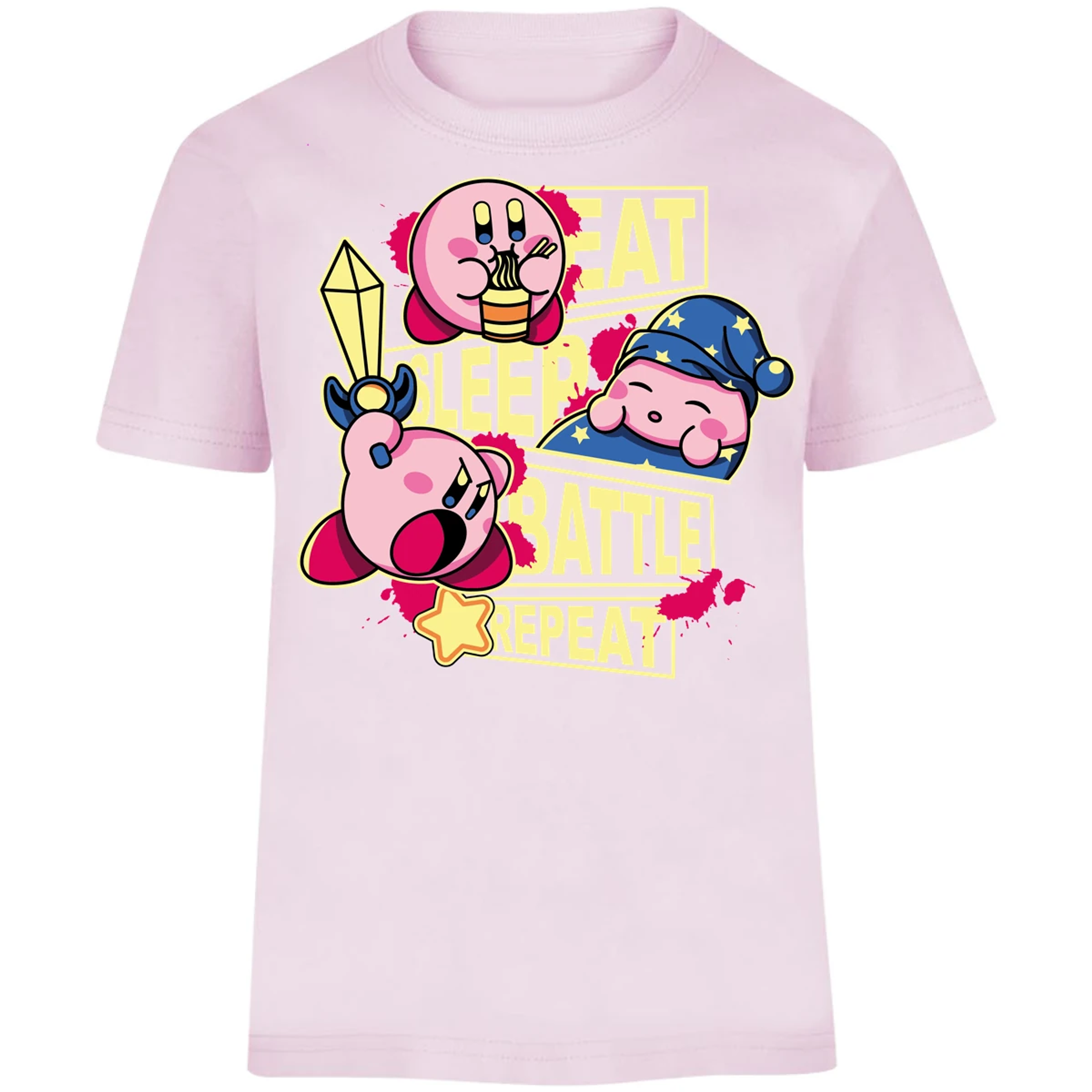 Playera Mario Bros Kirby para Niño 4
