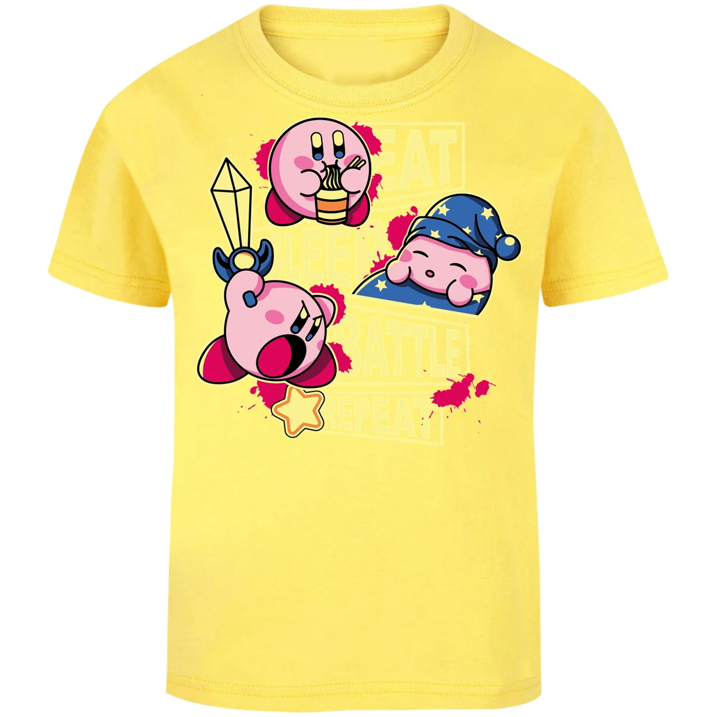 Playera Mario Bros Kirby para Niño 5
