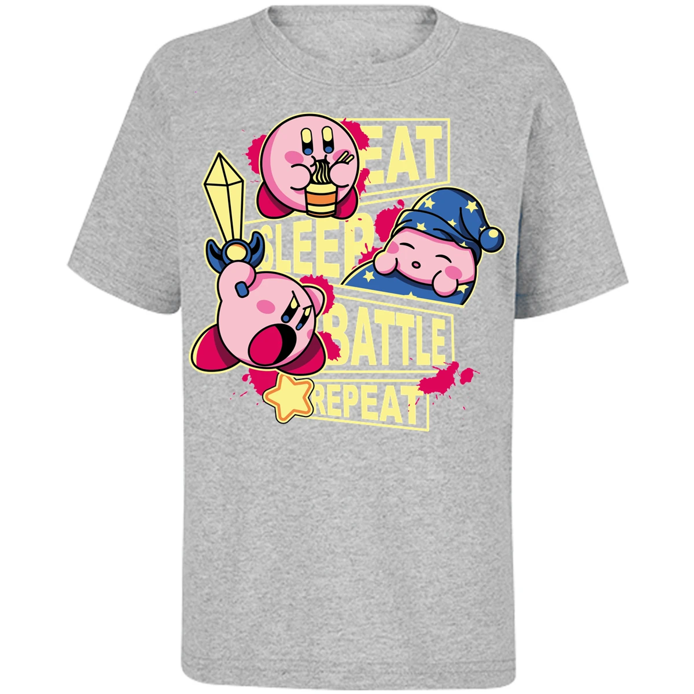 Playera Mario Bros Kirby para Niño 9