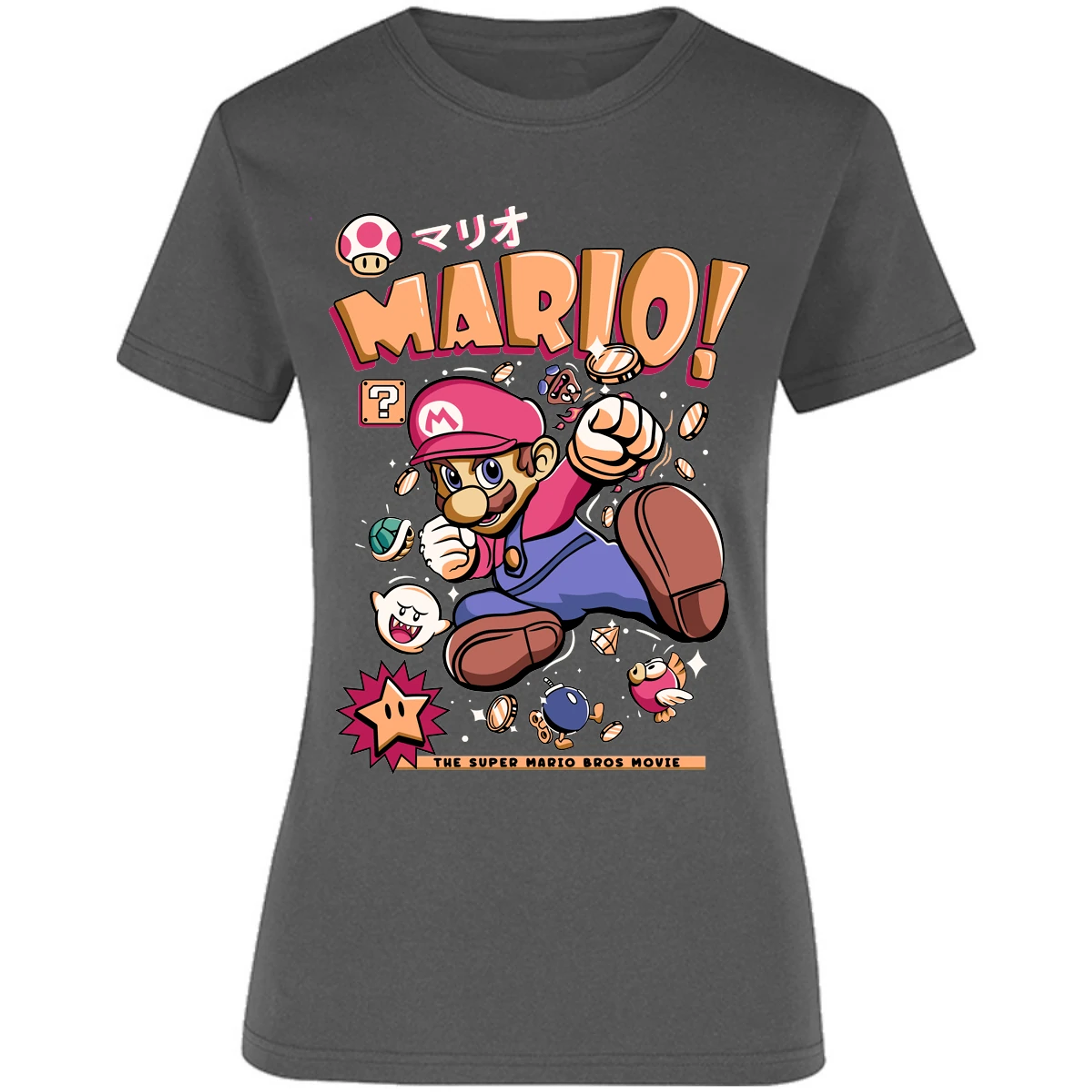 Blusa Mario Bros Mario Tee Blusa para Mujer 13
