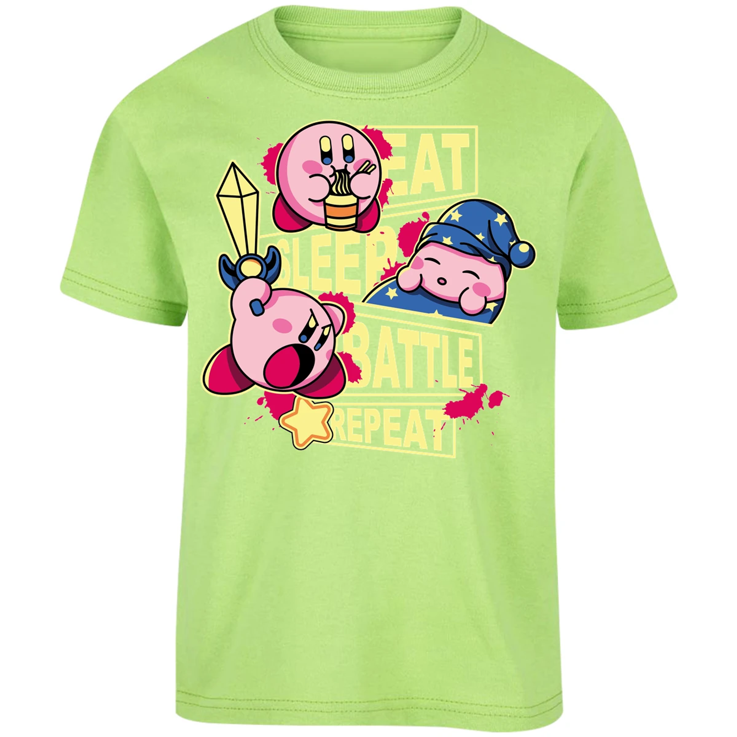 Playera Mario Bros Kirby para Niño 6