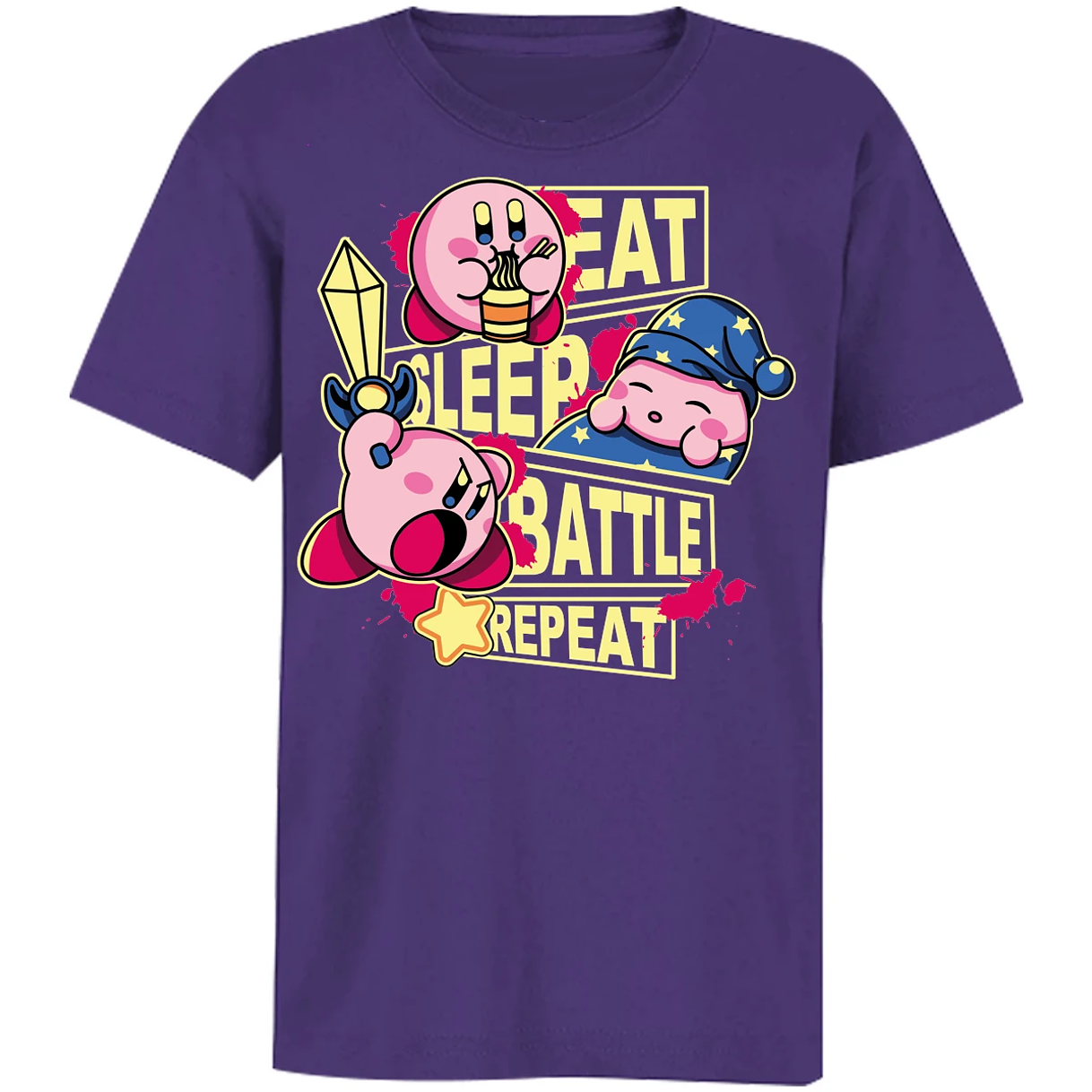 Playera Mario Bros Kirby para Niño 8