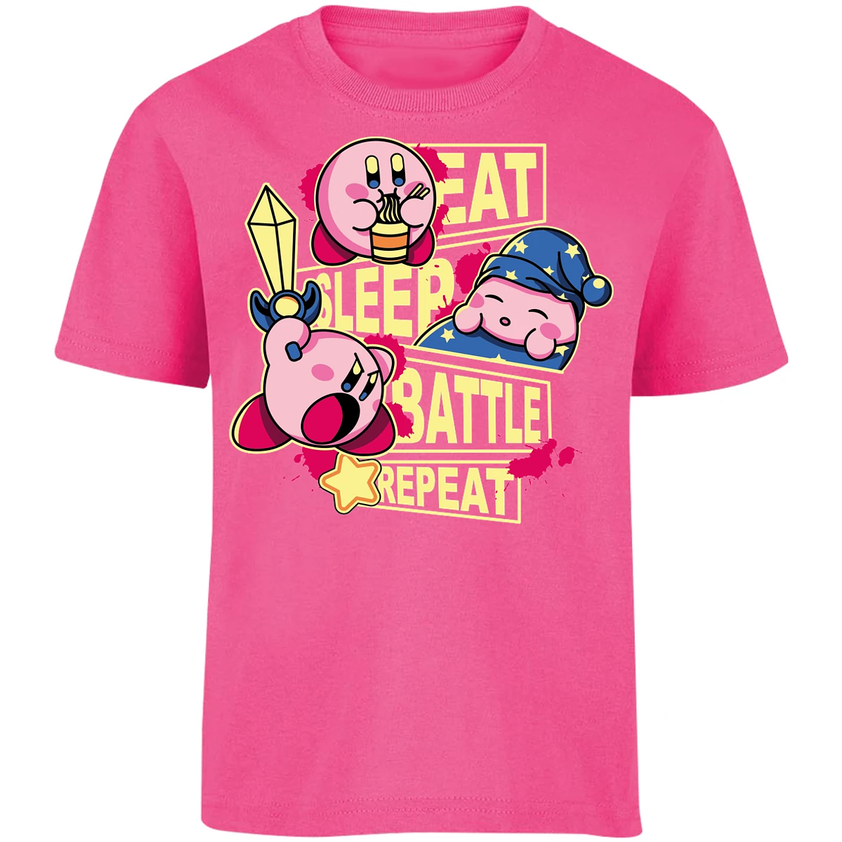 Playera Mario Bros Kirby para Niño 12