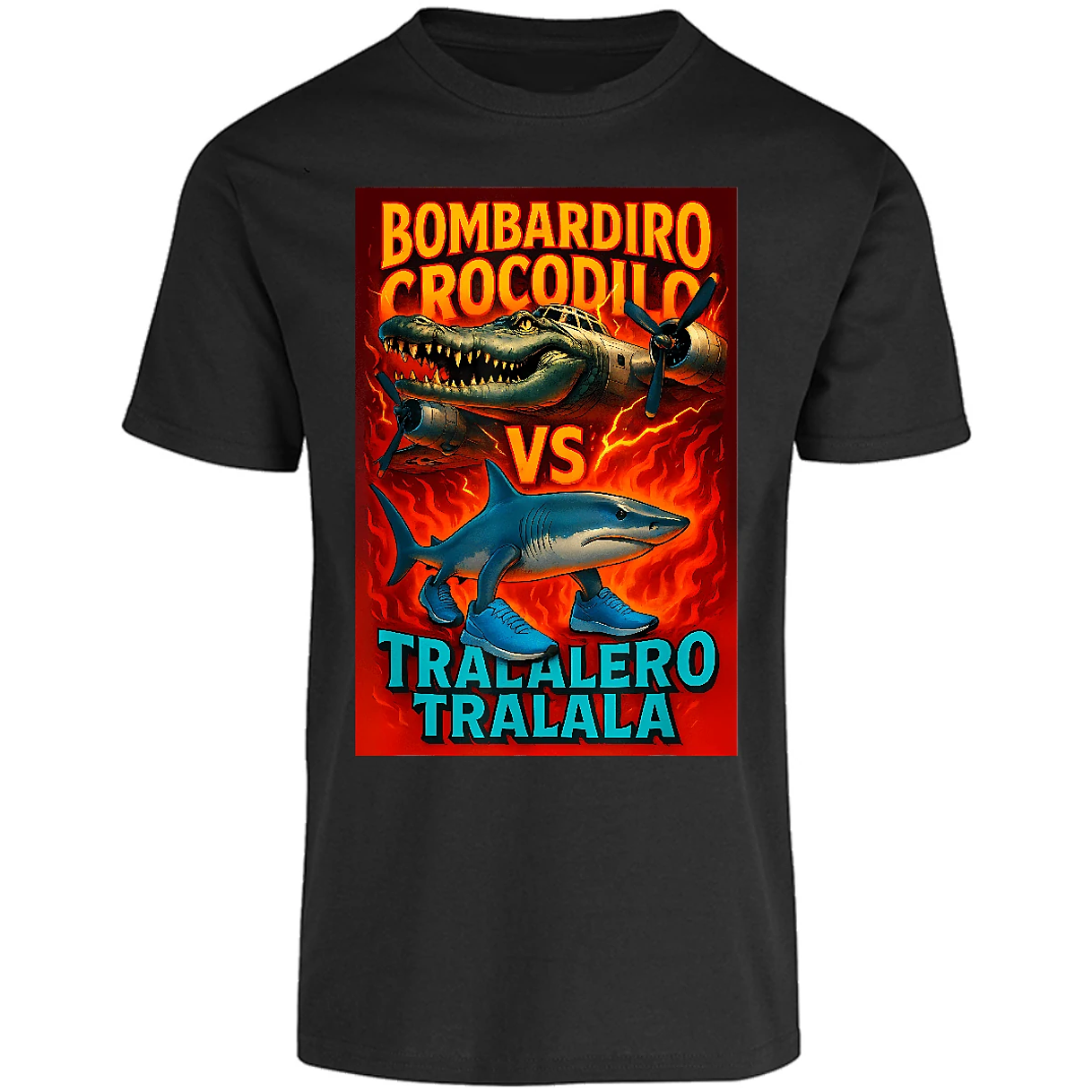 Playera Memes Bombardiro Crocodilo para Adulto 1