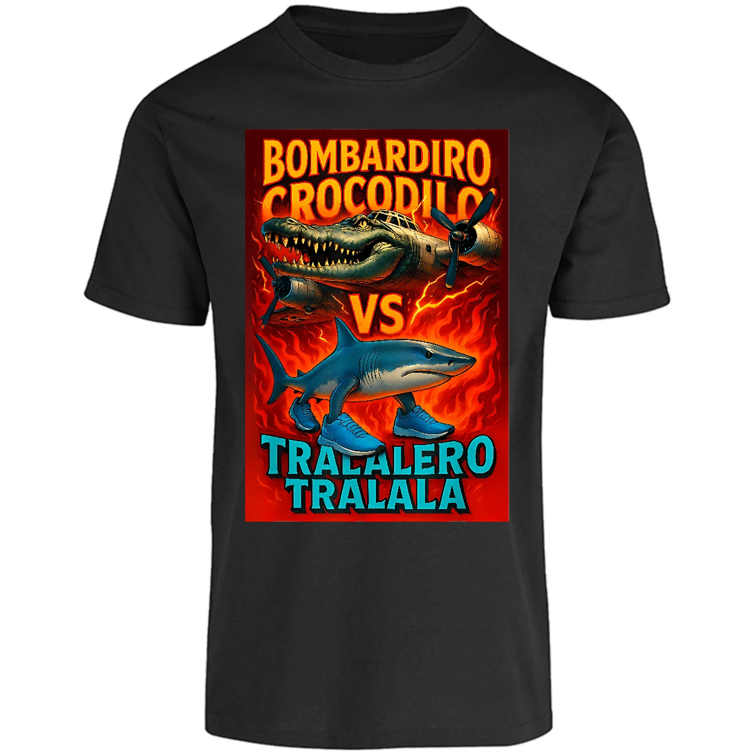 Playera Memes Bombardiro Crocodilo para Adulto 1