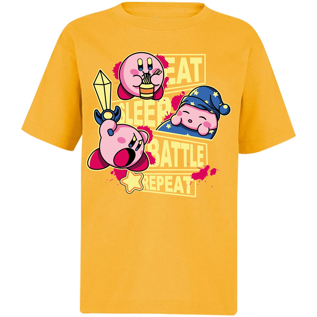 Playera Mario Bros Kirby para Niño 14