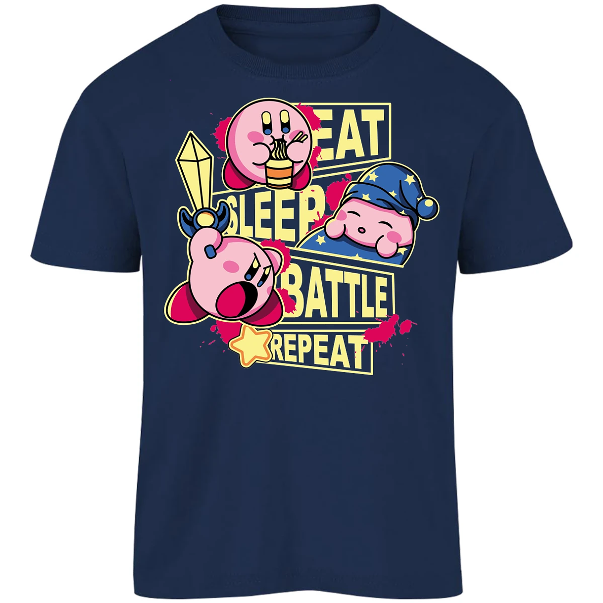 Playera Mario Bros Kirby para Niño 16
