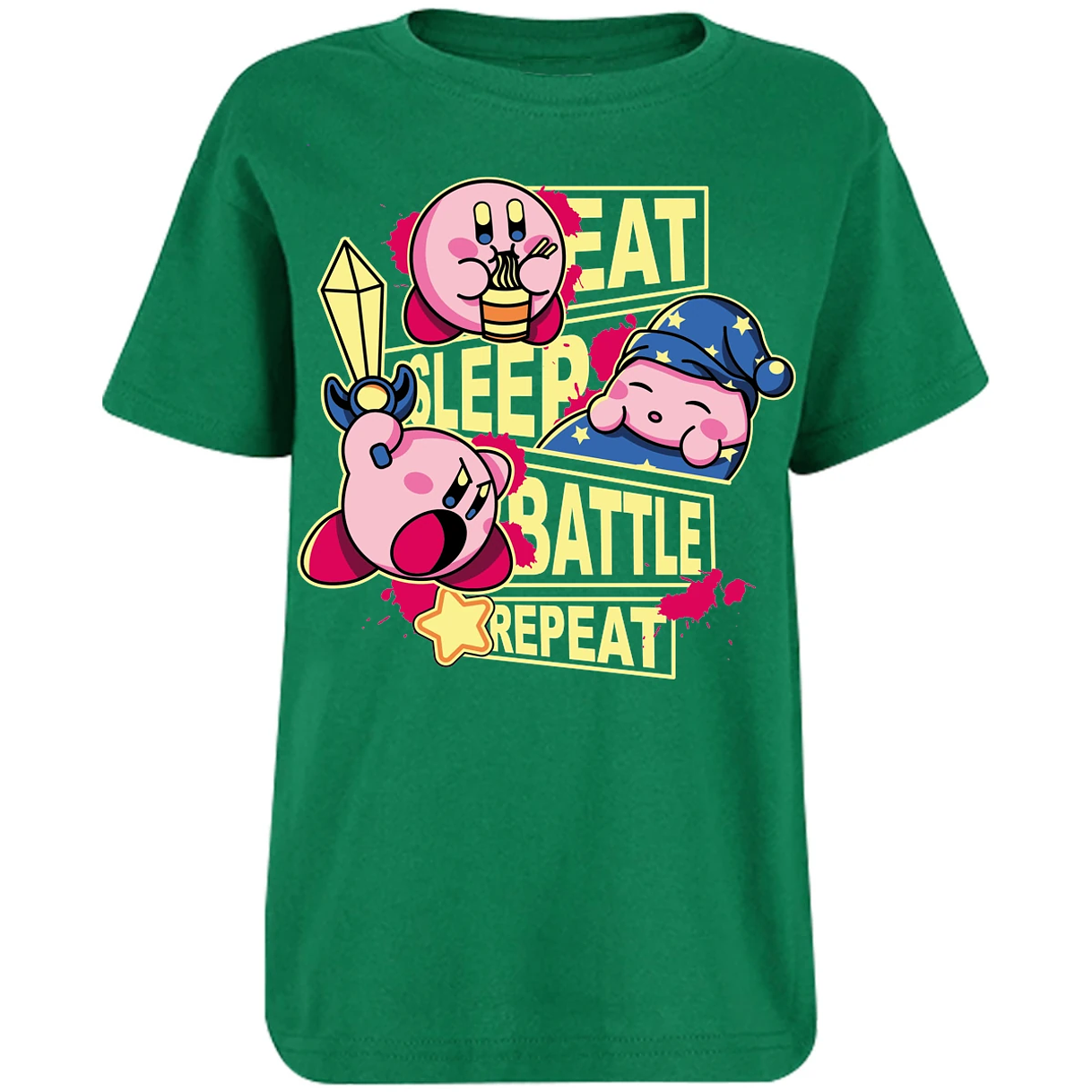 Playera Mario Bros Kirby para Niño 17