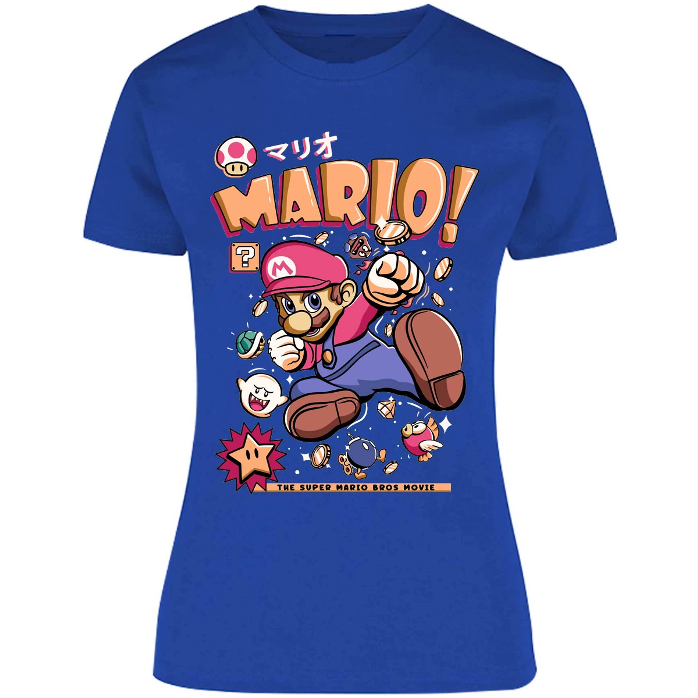 Blusa Mario Bros Mario Tee Blusa para Mujer 1