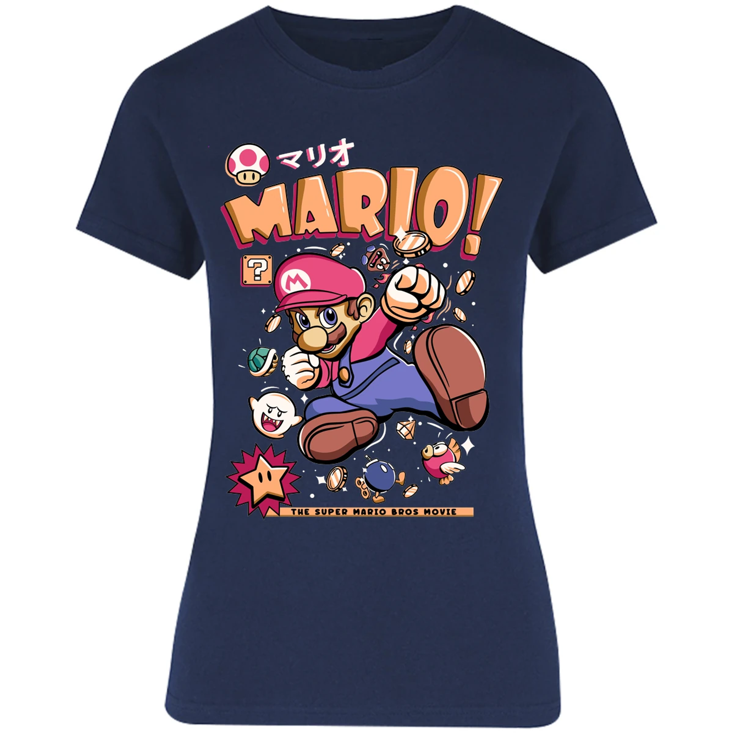 Blusa Mario Bros Mario Tee Blusa para Mujer 3