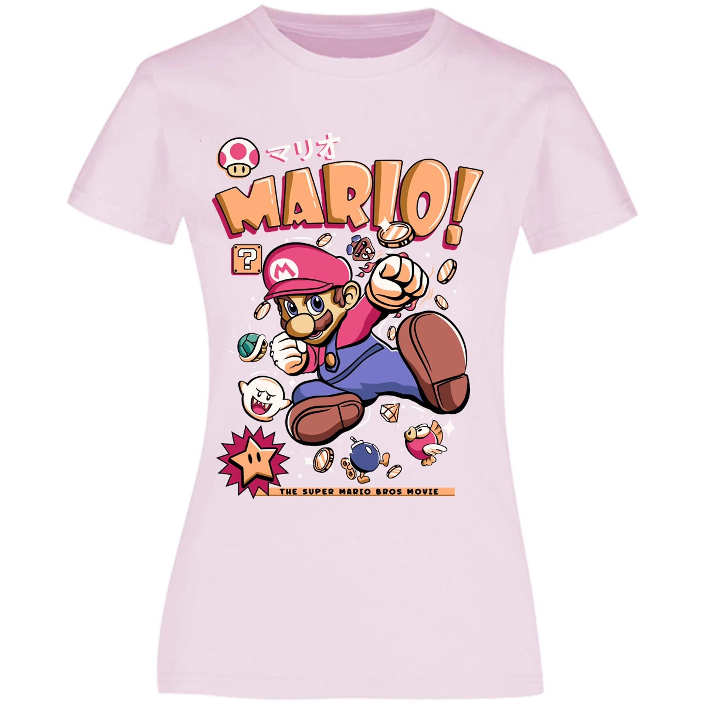 Blusa Mario Bros Mario Tee Blusa para Mujer 5