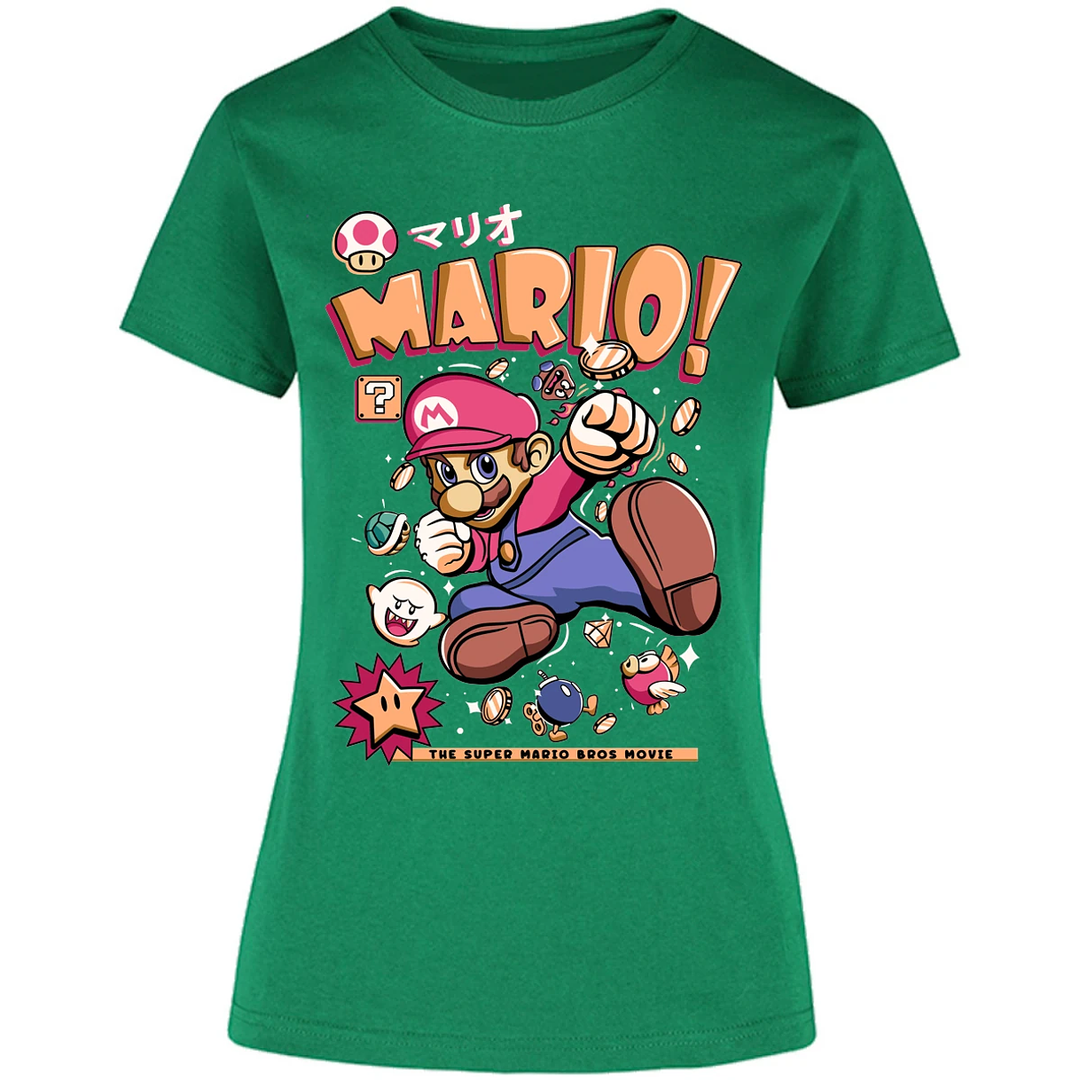 Blusa Mario Bros Mario Tee Blusa para Mujer 8