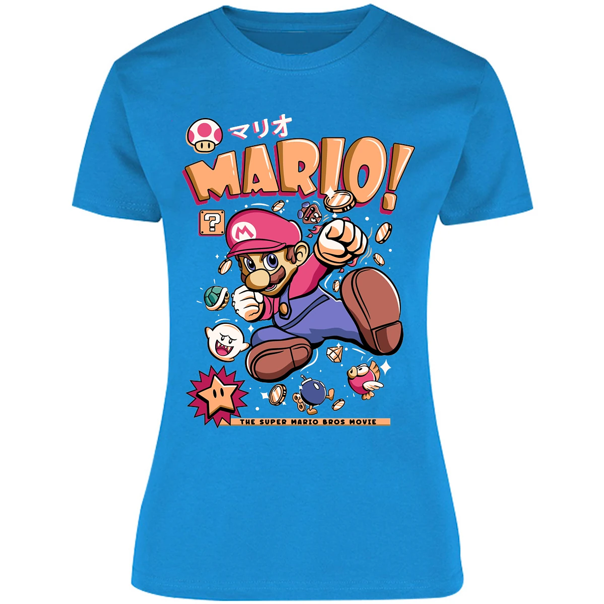 Blusa Mario Bros Mario Tee Blusa para Mujer 9