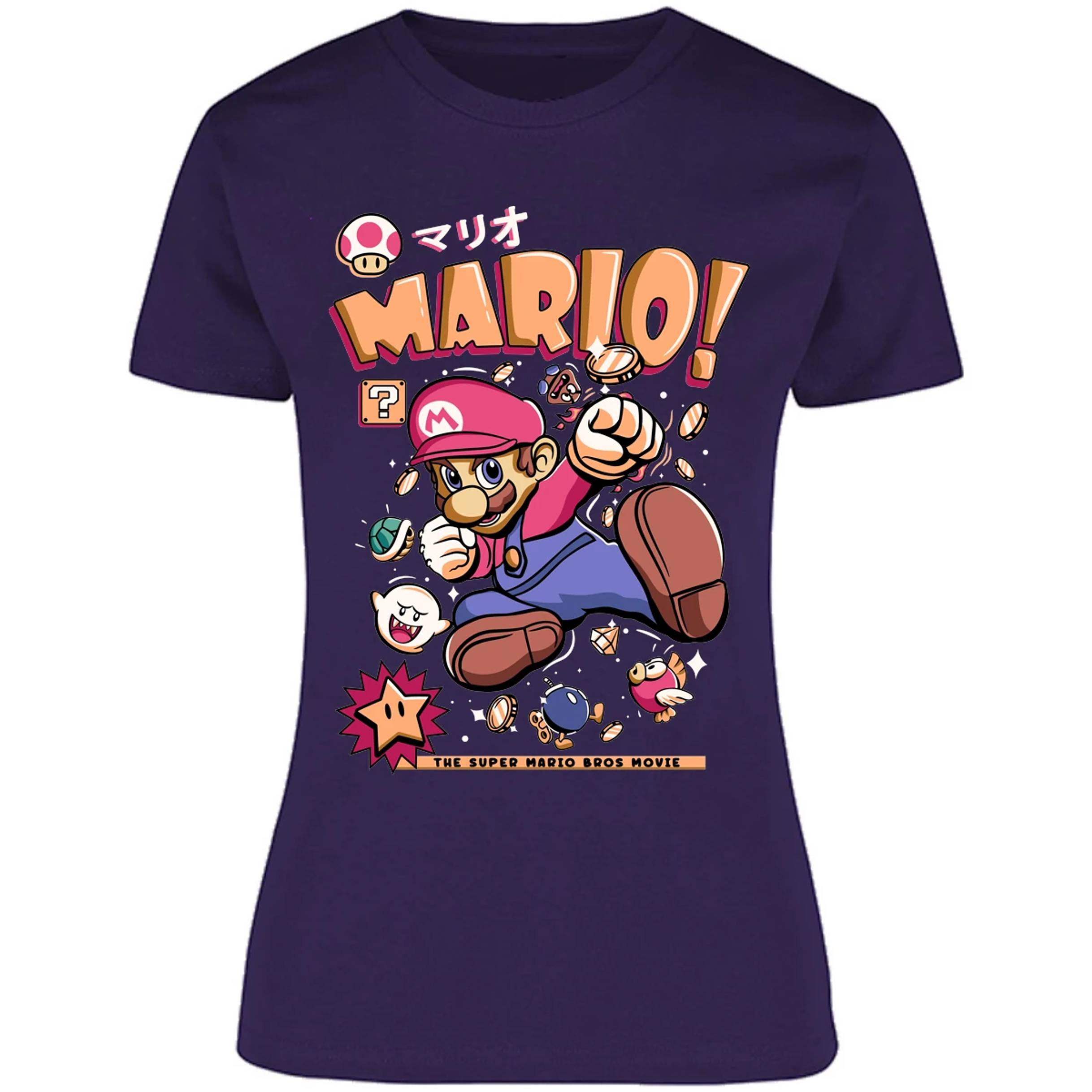 Blusa Mario Bros Mario Tee Blusa para Mujer 12