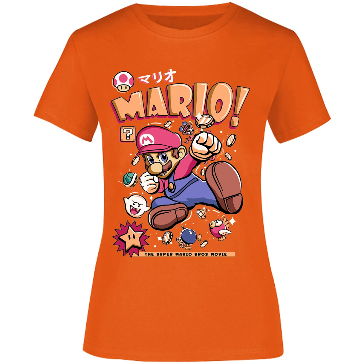 Blusa Mario Bros Mario Tee Blusa para Mujer 15