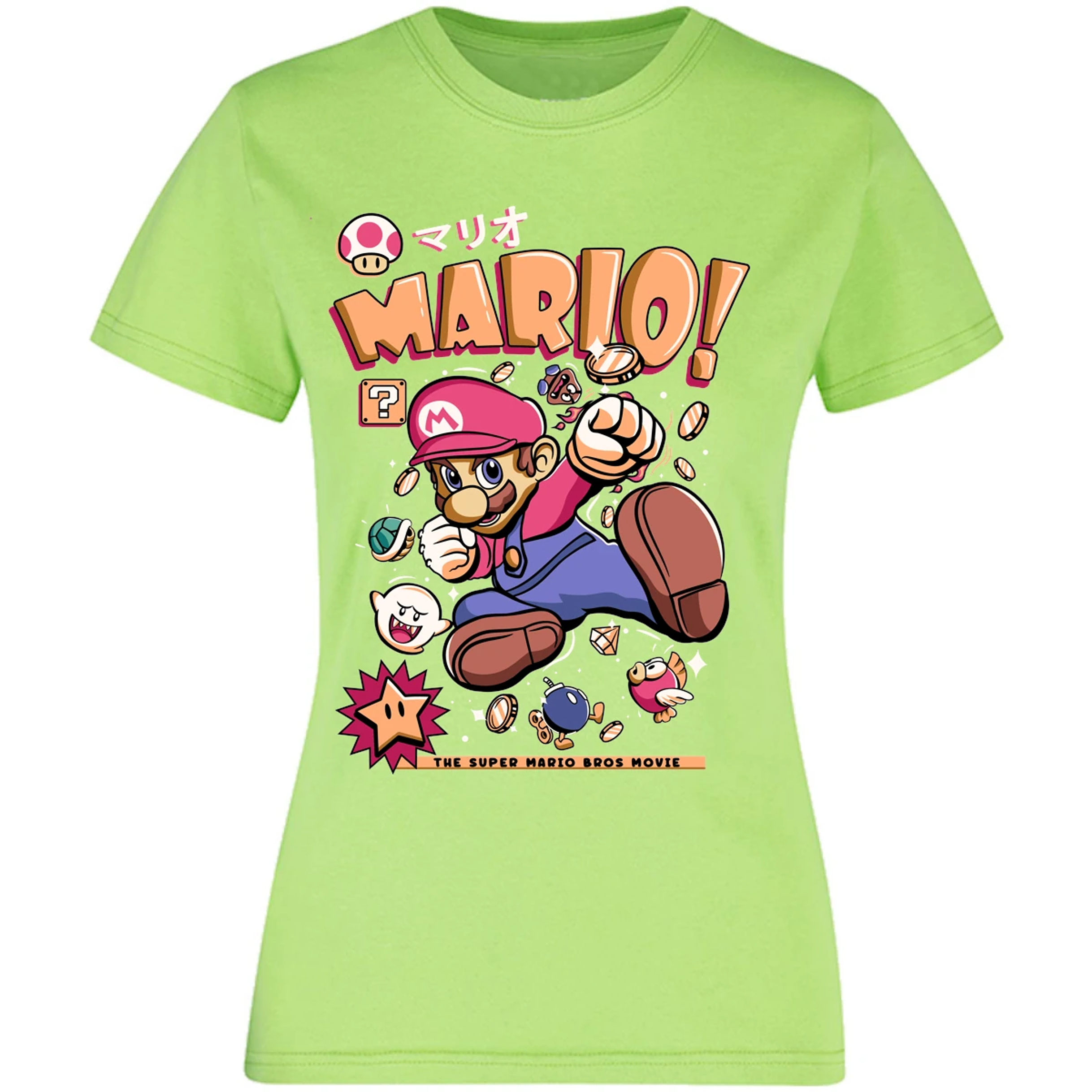Blusa Mario Bros Mario Tee Blusa para Mujer 17
