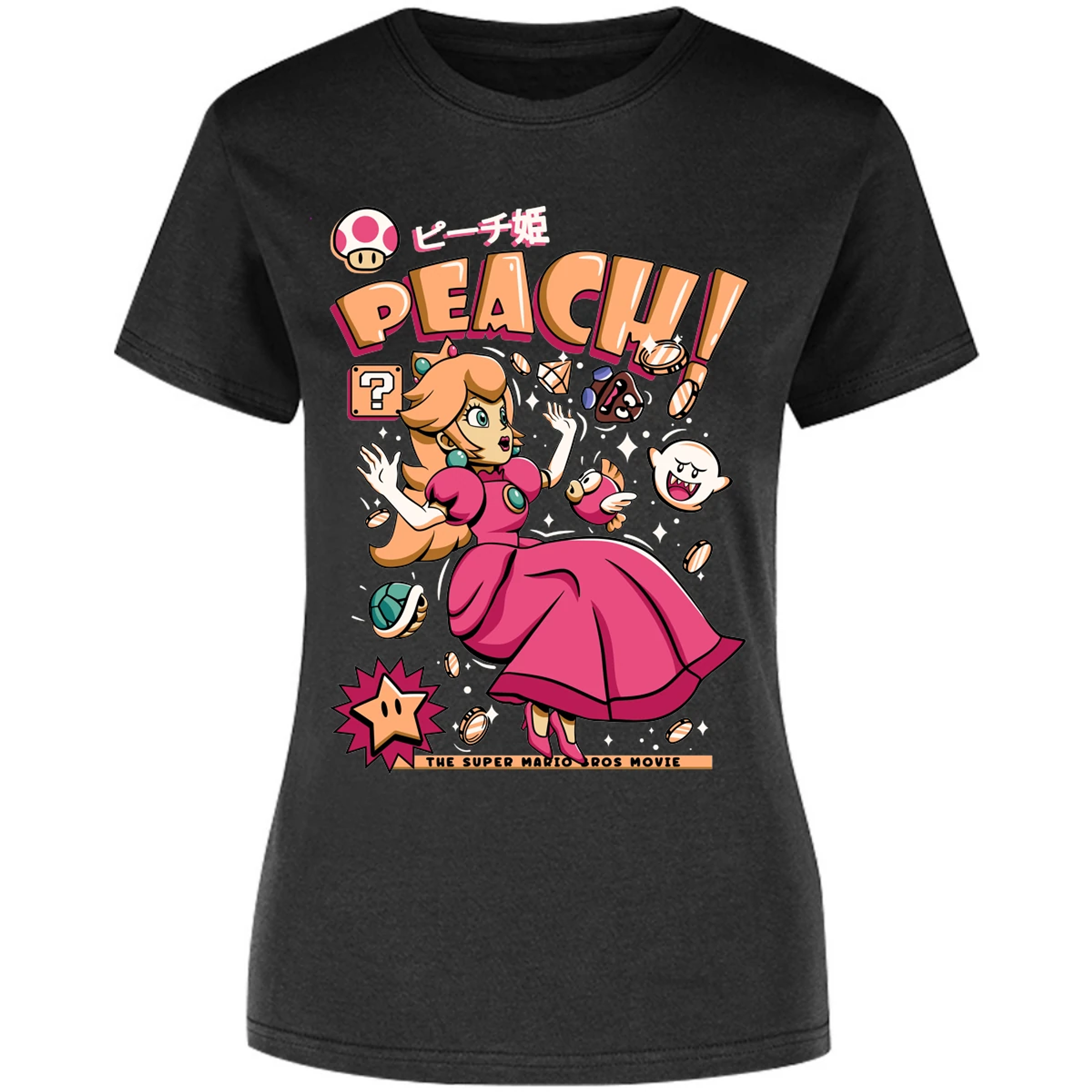 Blusa Mario Bros Peach Tee Blusa para Mujer 16