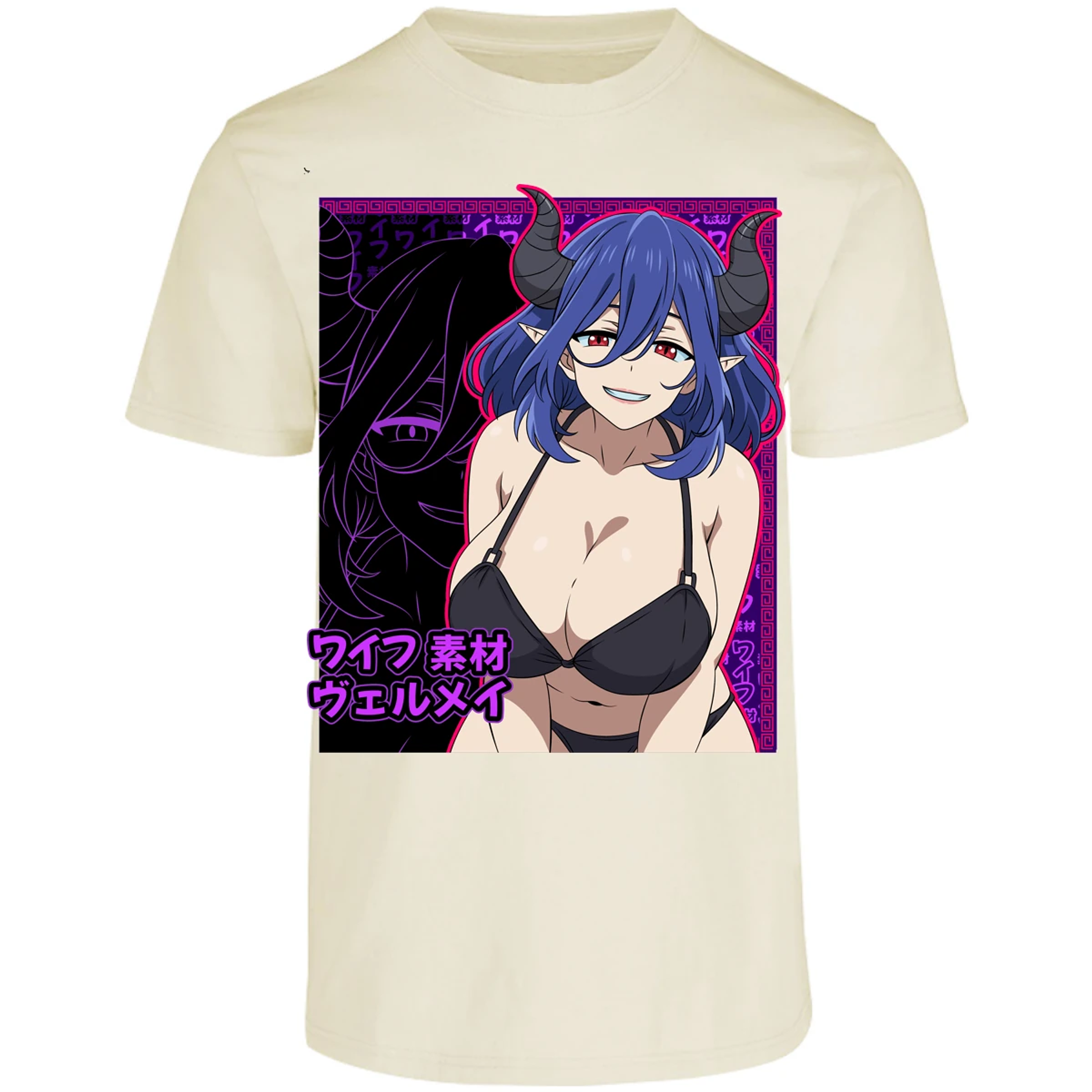 Playera Kinsou No Vermeil Vermeil Waifu para Adulto 24