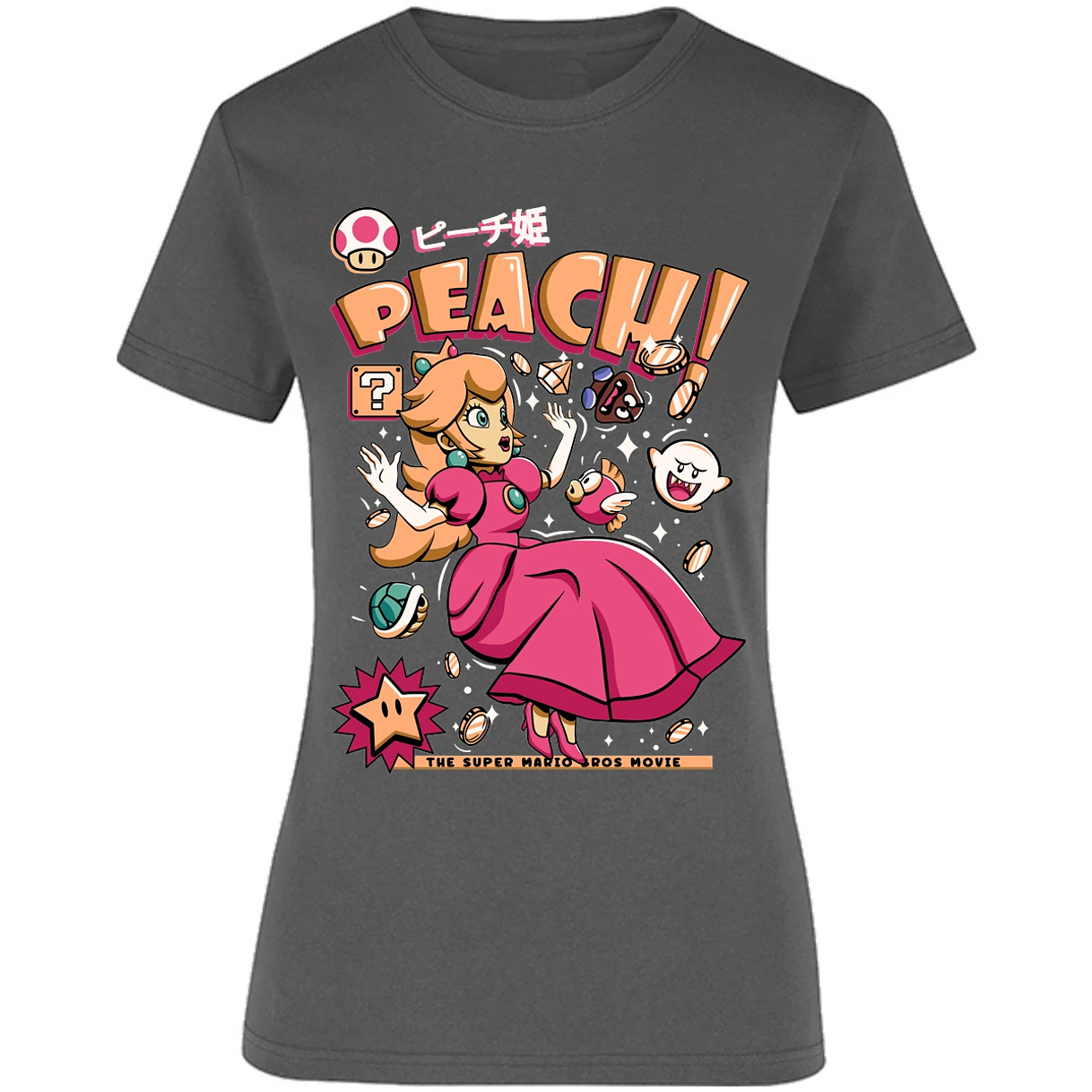 Blusa Mario Bros Peach Tee Blusa para Mujer 14