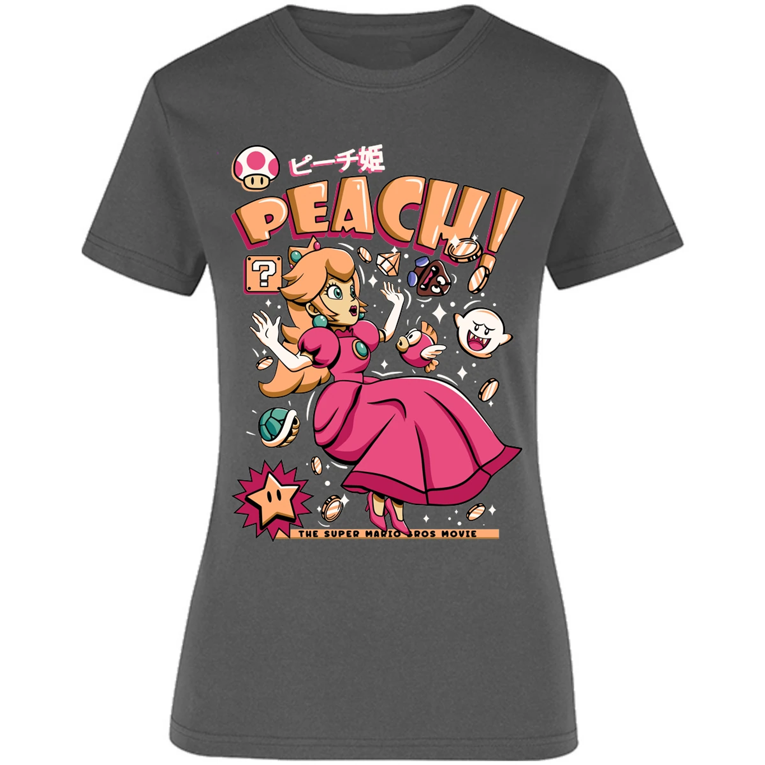 Blusa Mario Bros Peach Tee Blusa para Mujer 14