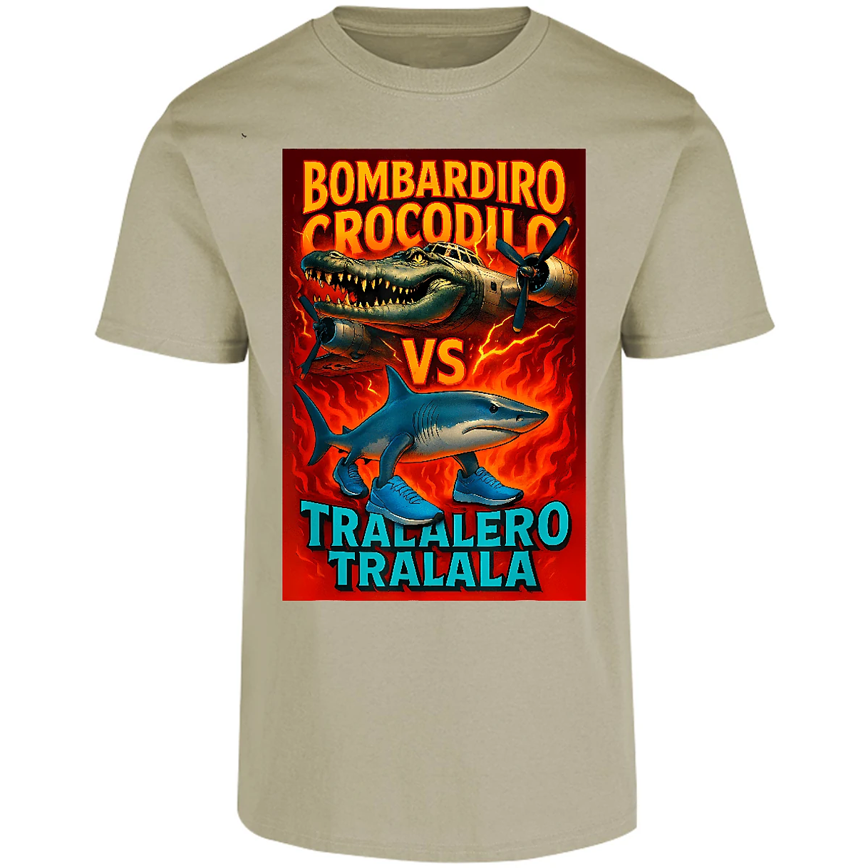 Playera Memes Bombardiro Crocodilo para Adulto 8