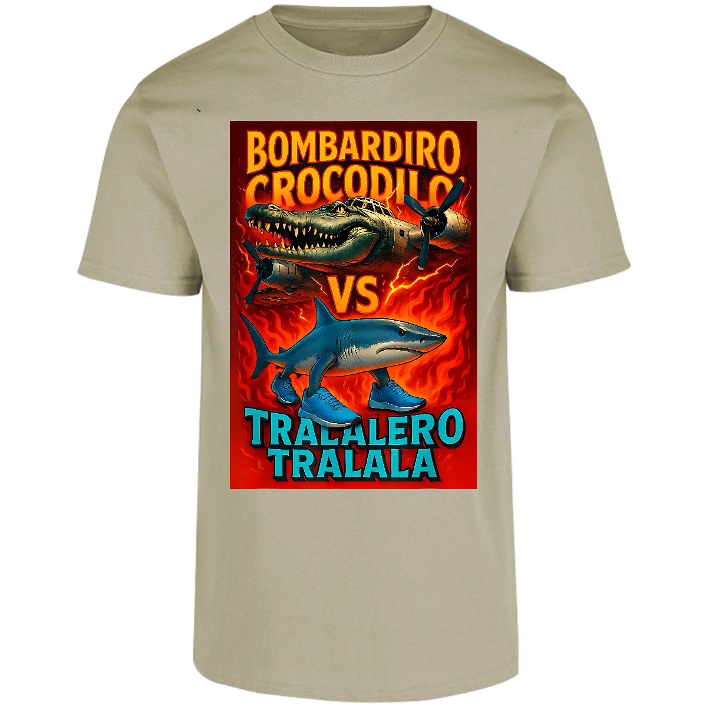 Playera Memes Bombardiro Crocodilo para Adulto 8