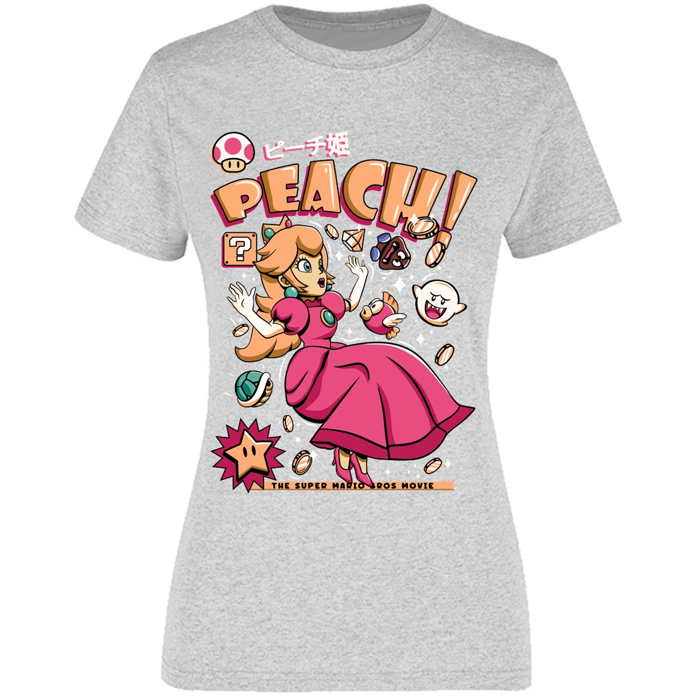 Blusa Mario Bros Peach Tee Blusa para Mujer 6