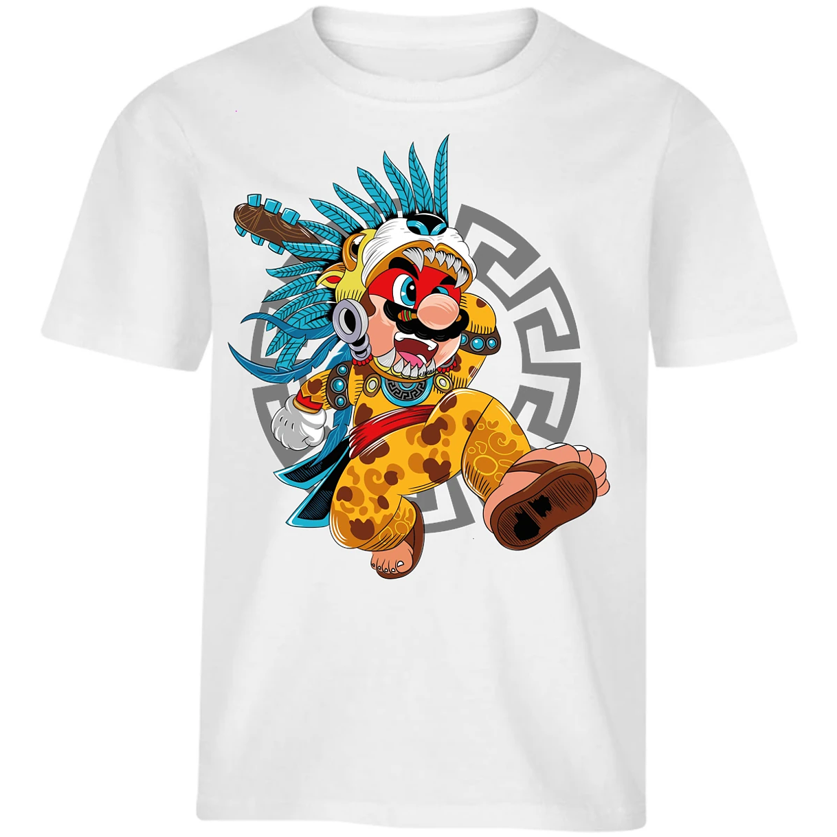 Playera Mario Bros Mario Azteca para Niño 9