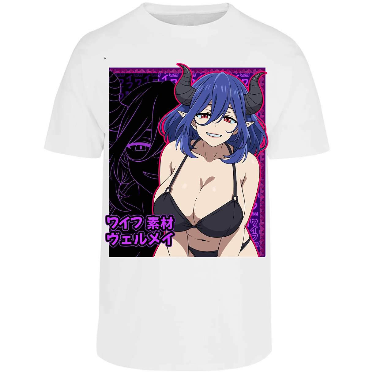 Playera Kinsou No Vermeil Vermeil Waifu para Adulto 17