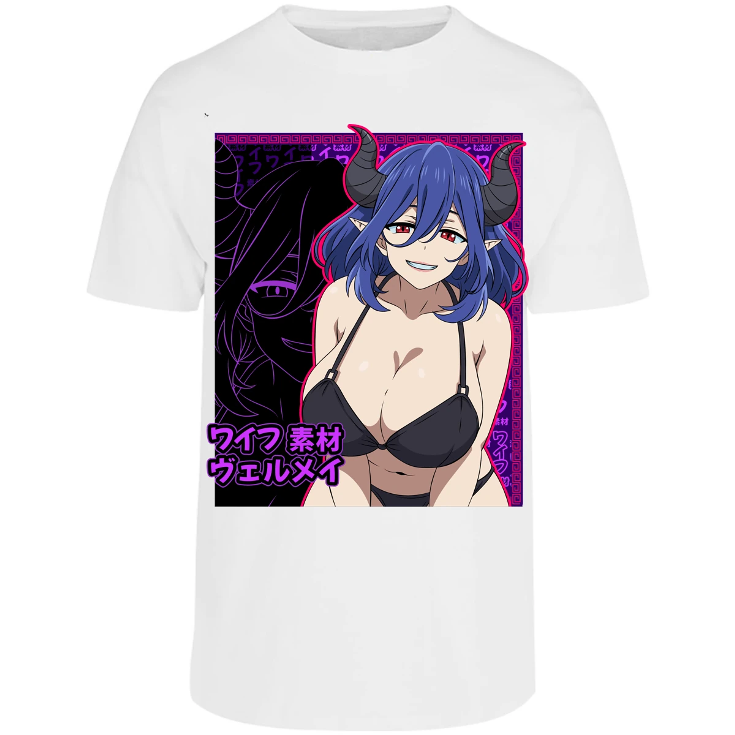 Playera Kinsou No Vermeil Vermeil Waifu para Adulto 17