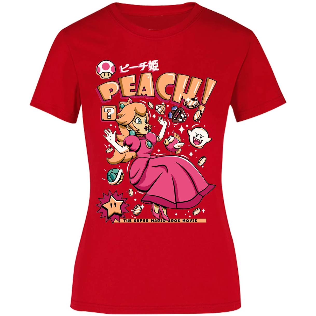 Blusa Mario Bros Peach Tee Blusa para Mujer 10