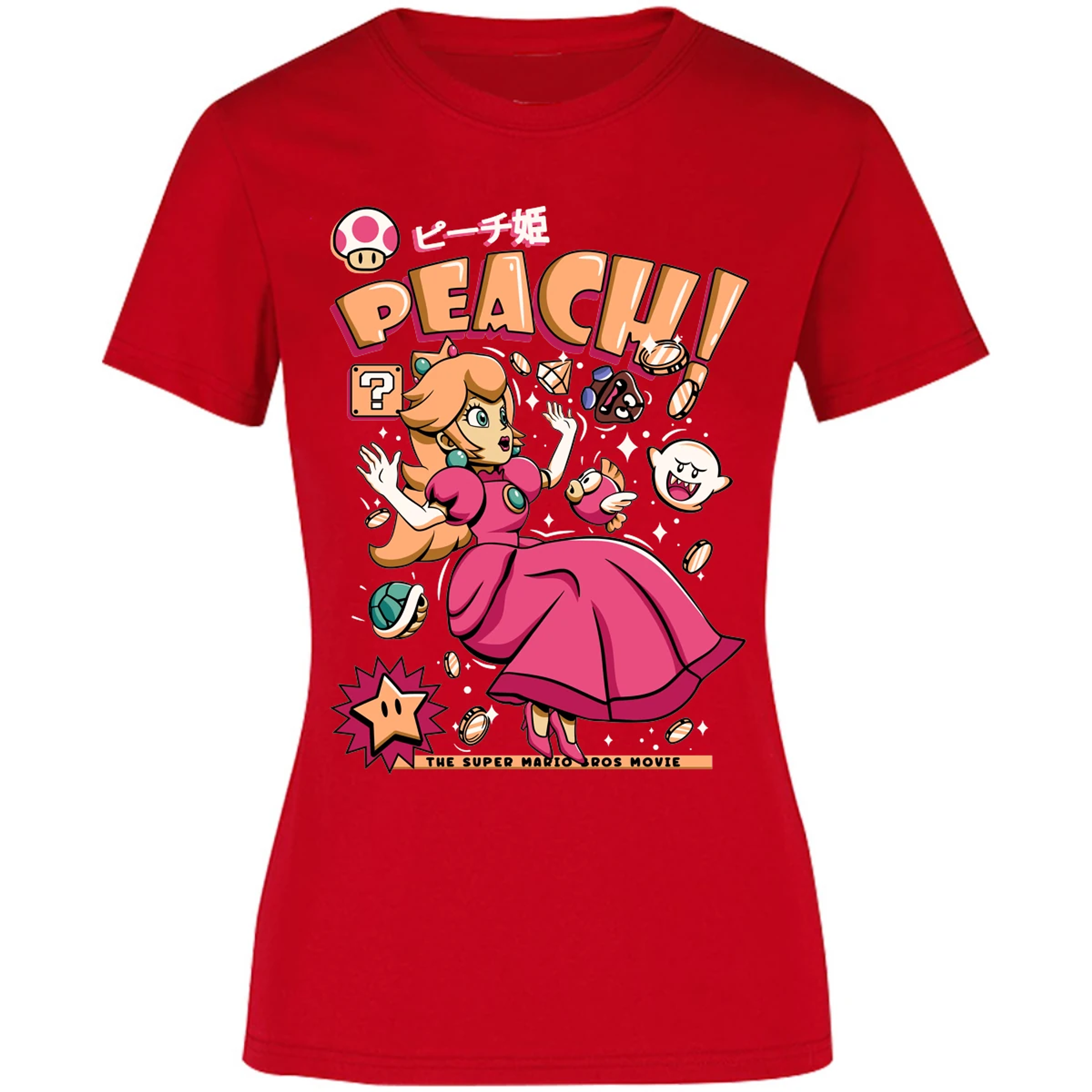 Blusa Mario Bros Peach Tee Blusa para Mujer 10