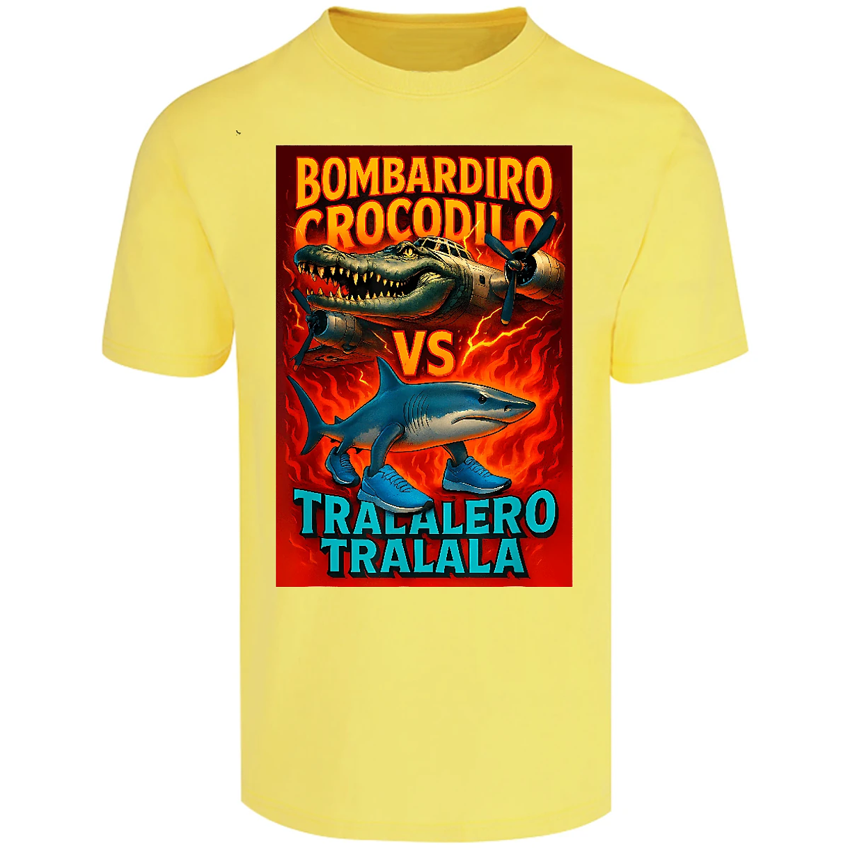 Playera Memes Bombardiro Crocodilo para Adulto 12