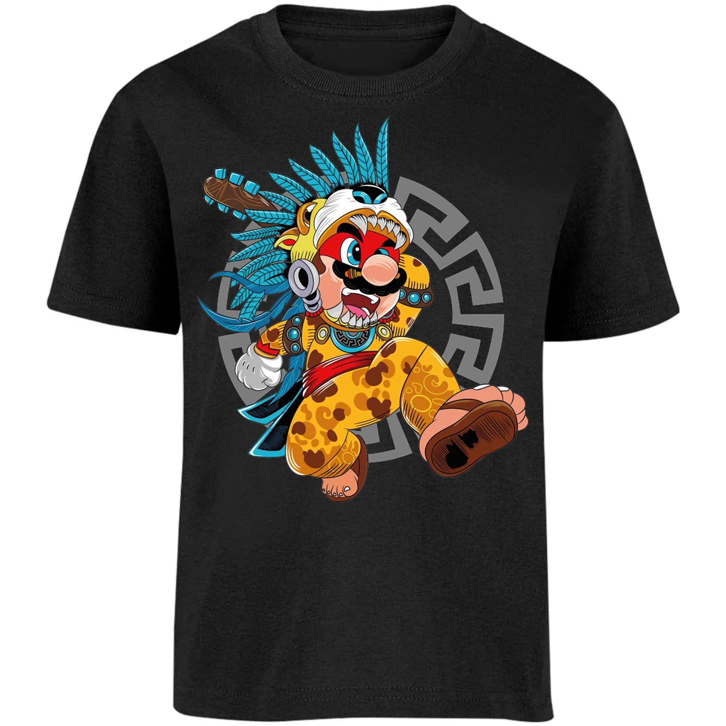 Playera Mario Bros Mario Azteca para Niño 2
