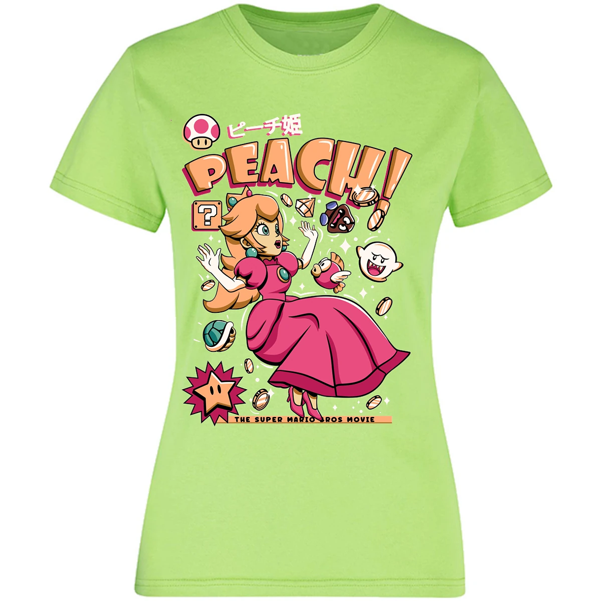 Blusa Mario Bros Peach Tee Blusa para Mujer 3