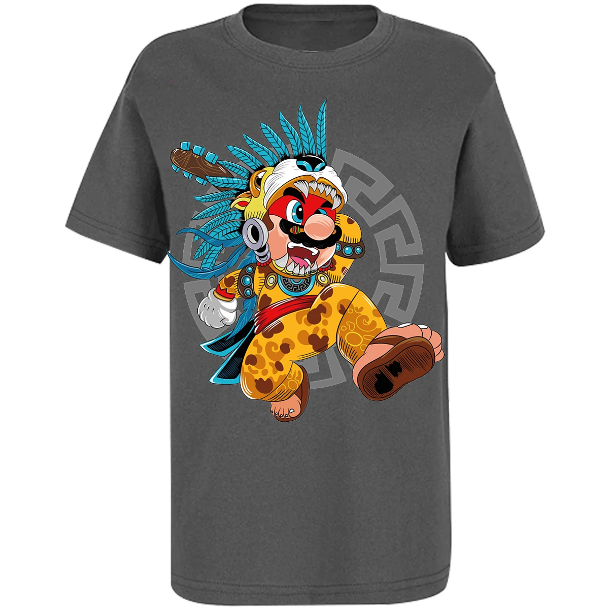 Playera Mario Bros Mario Azteca para Niño 15
