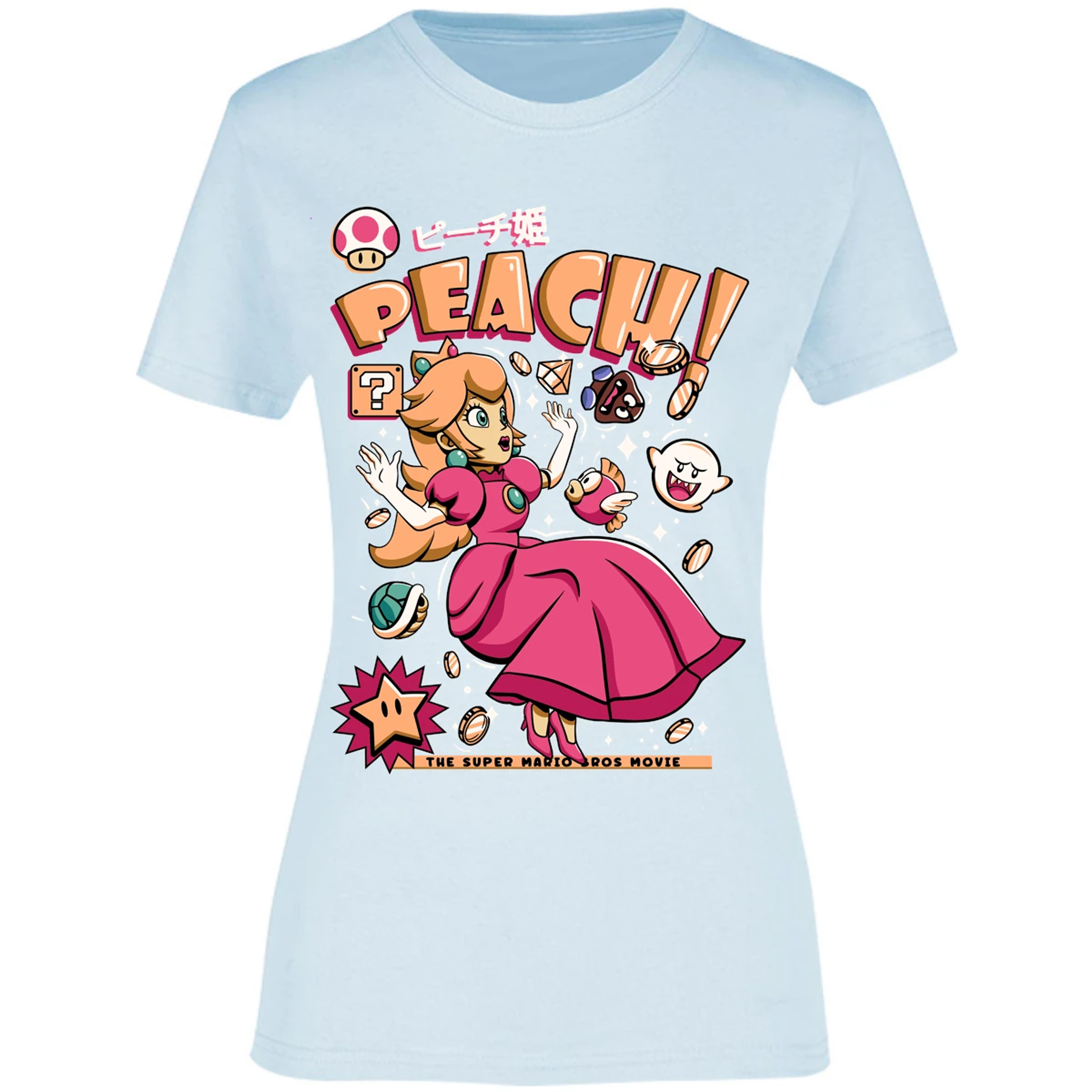 Blusa Mario Bros Peach Tee Blusa para Mujer 2