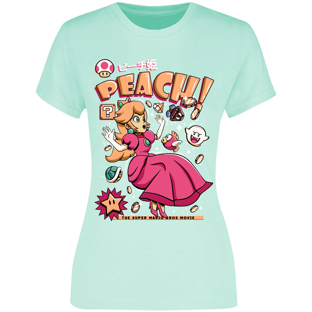 Blusa Mario Bros Peach Tee Blusa para Mujer 5
