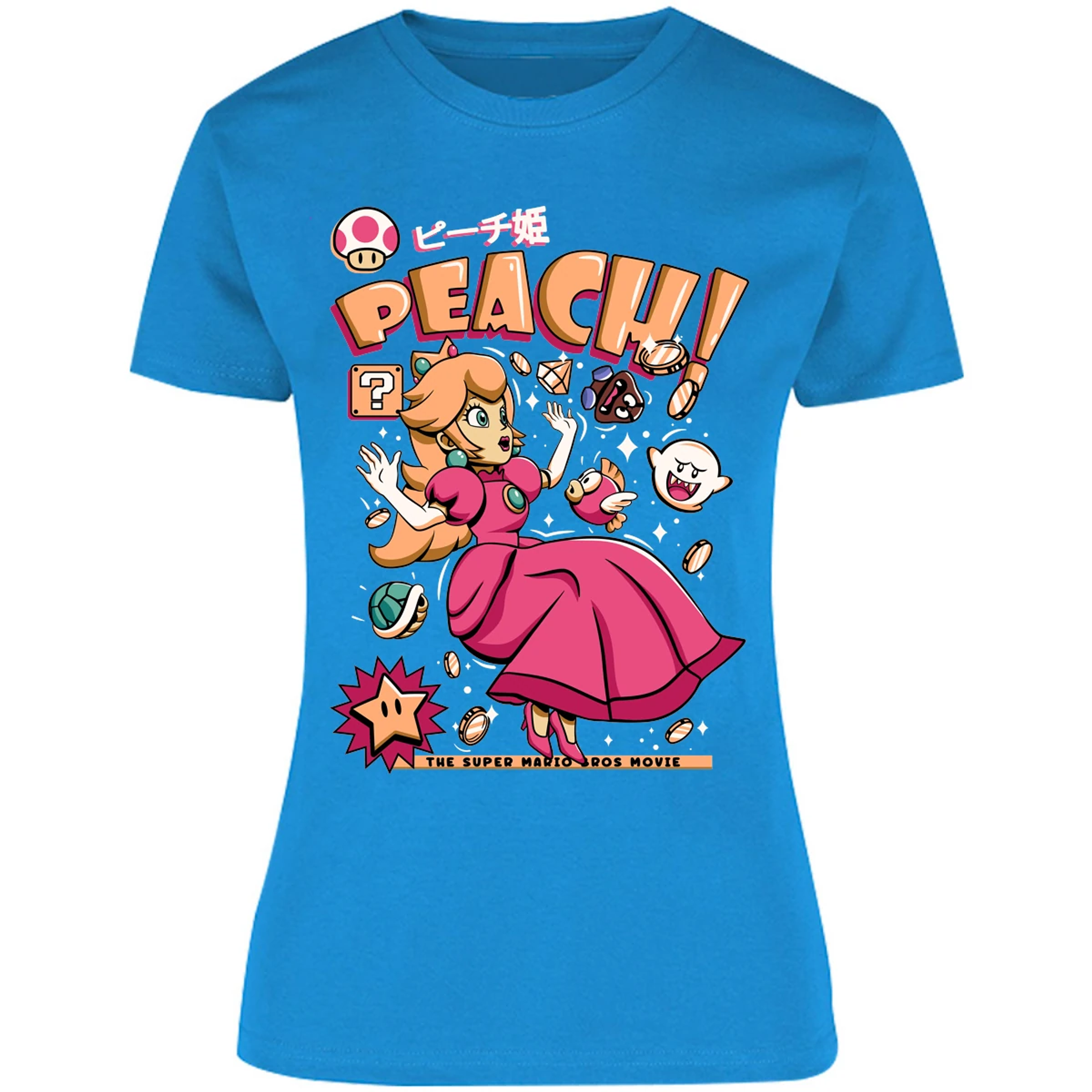Blusa Mario Bros Peach Tee Blusa para Mujer 7