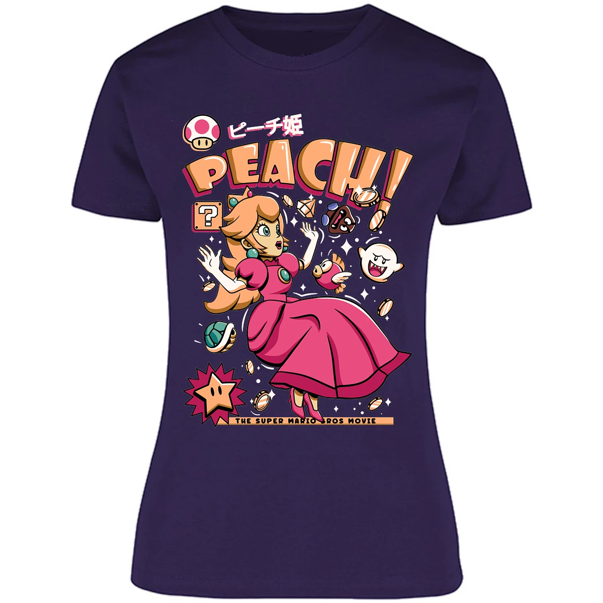 Blusa Mario Bros Peach Tee Blusa para Mujer 9