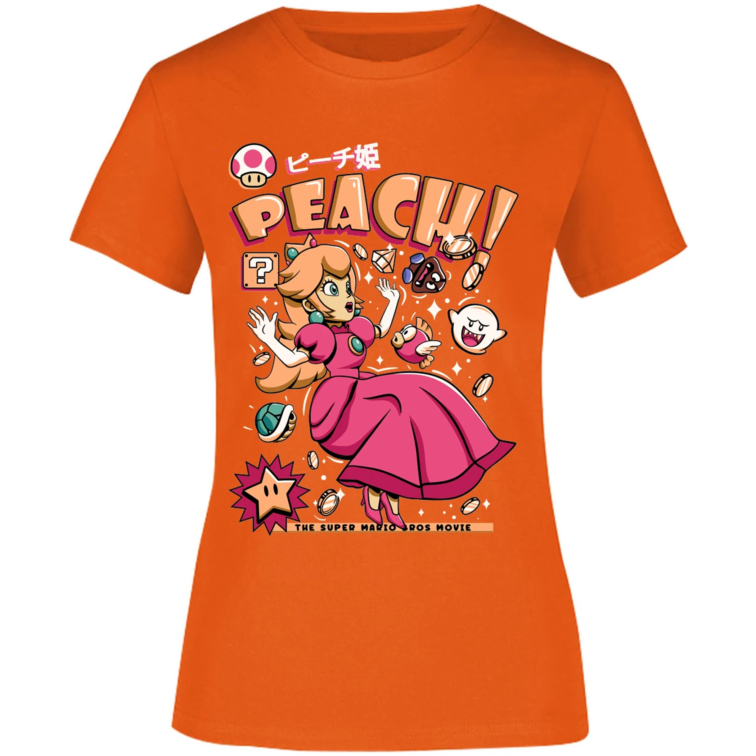 Blusa Mario Bros Peach Tee Blusa para Mujer 12