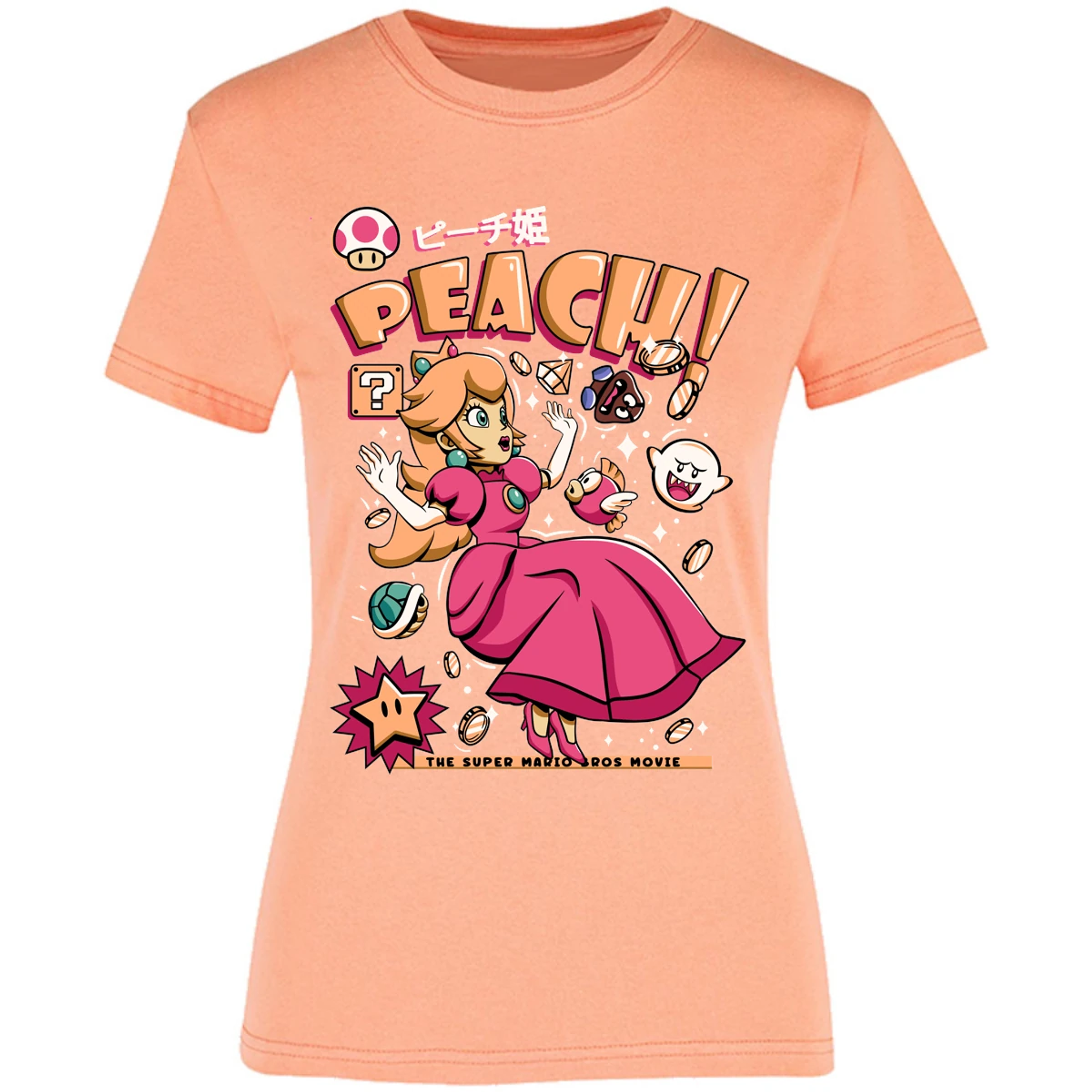 Blusa Mario Bros Peach Tee Blusa para Mujer 13