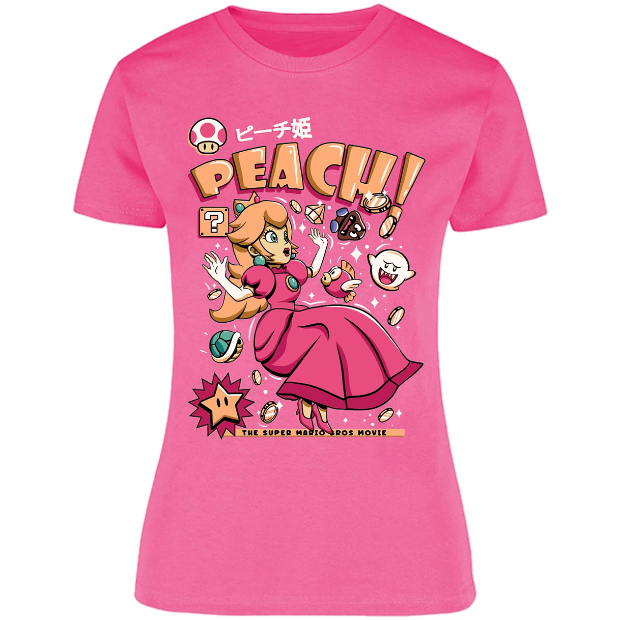 Blusa Mario Bros Peach Tee Blusa para Mujer 18