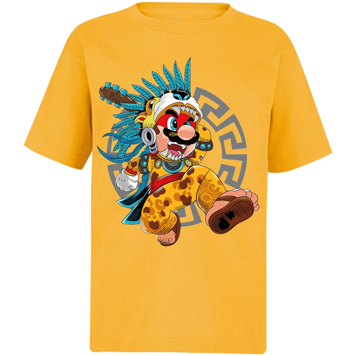 Playera Mario Bros Mario Azteca para Niño 4