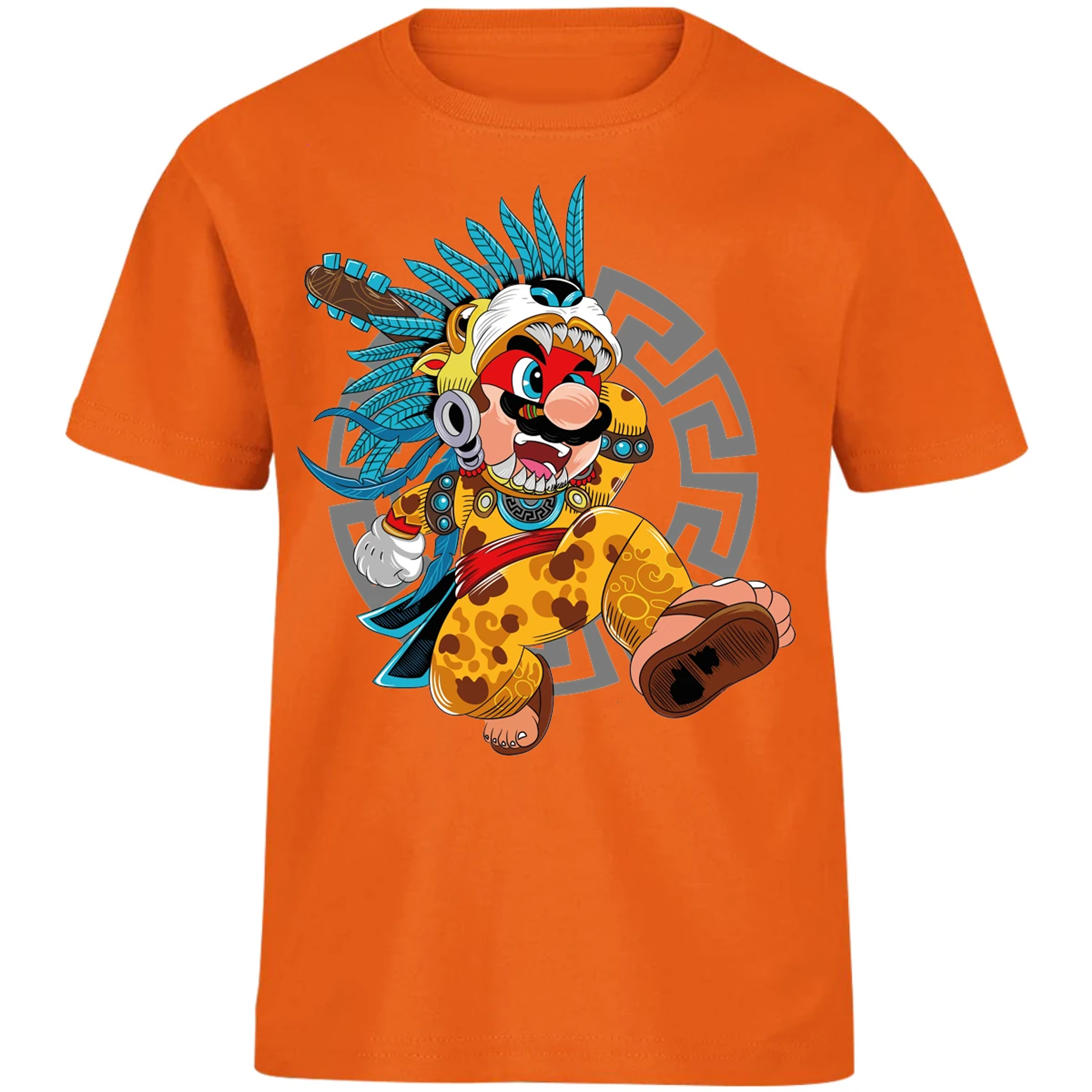 Playera Mario Bros Mario Azteca para Niño 6