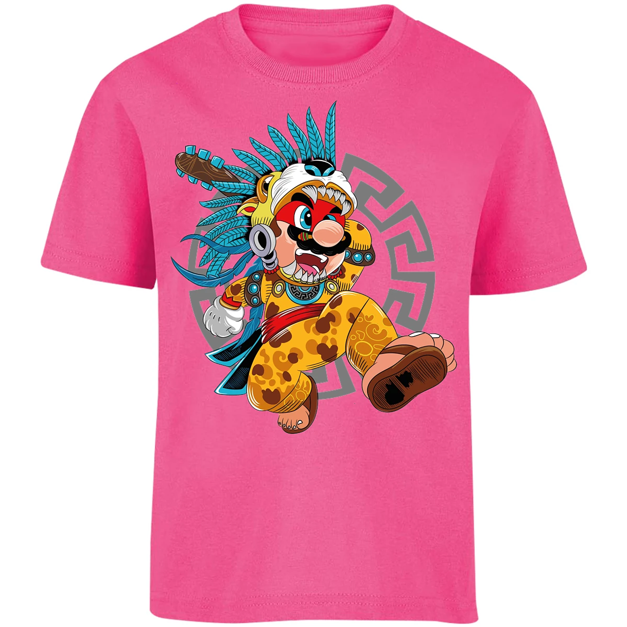 Playera Mario Bros Mario Azteca para Niño 7